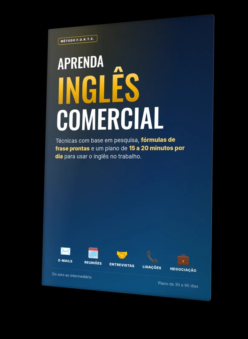 E-book Aprenda Inglês Comercial